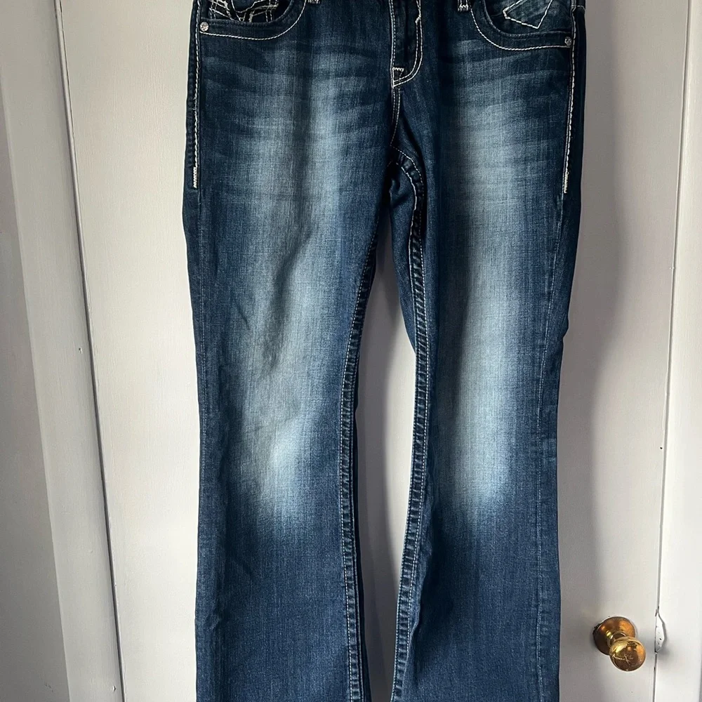 Vigoss Women's Boot Cut Jeans - Size 14x33 - Picture 1 of 10